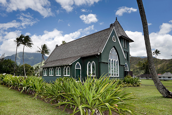 Wai'oli Hui'ia Church of Hanalei by Christian Del Rosario