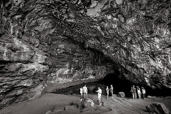 Ke'e Beach Cave by Christian Del Rosario