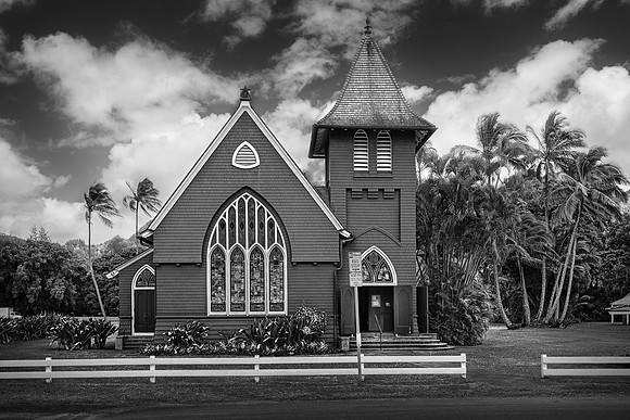 Church of Hanalei, Kauai by Christian Del Rosario