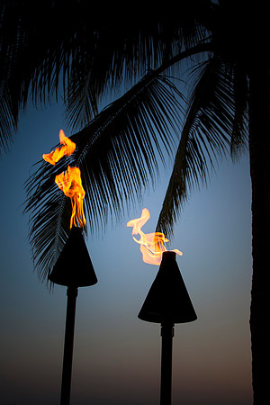 Tiki Lights of Oahu by Christian Del Rosario