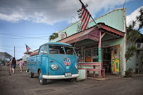 Grass Skirt Cafe - North Shore of Oahu by Christian Del Rosario