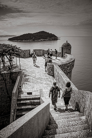 Dubrovnik Old Town Wall by Christian Del Rosario