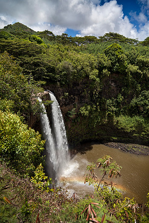 Wailua Falls in Kauai by Christian Del Rosario