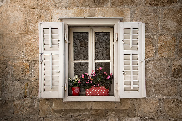 Dubrovnik Window by Christian Del Rosario