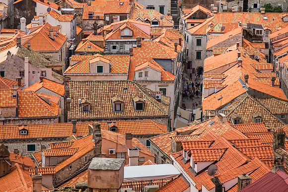 Dubrovnik Roofs by Christian Del Rosario