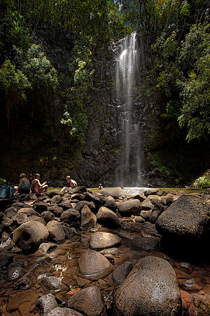 Secret Falls of Wailua by Christian Del Rosario