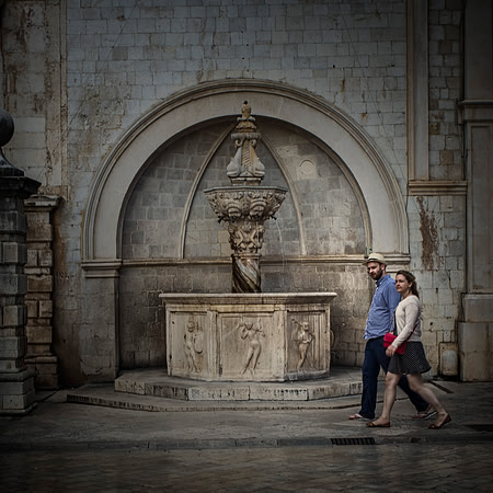 Lovers Walk in Dubrovnik by Christian Del Rosario