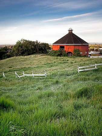 Sonoma Red Barn by Christian Del Rosario