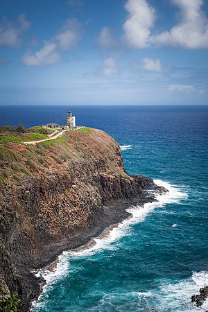 Kilauea Lighthouse in Kauai, Hawaii by Christian Del Rosario