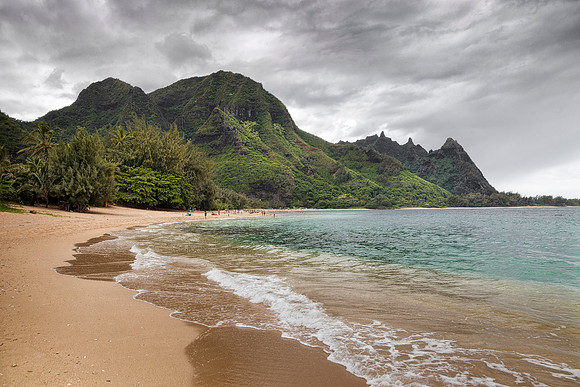 Tunnels Beach in Kauai by Christian Del Rosario