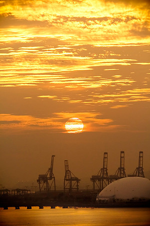 long beach sunset