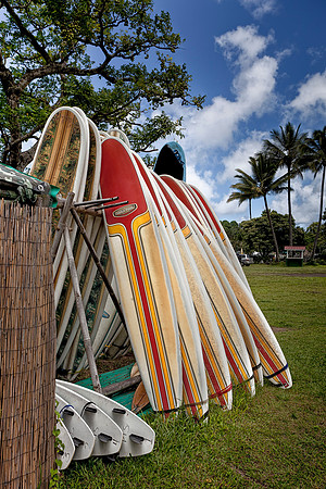 Surfboards of Hanalei by Christian Del Rosario
