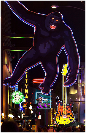 rock & roll kong, universal citywalk